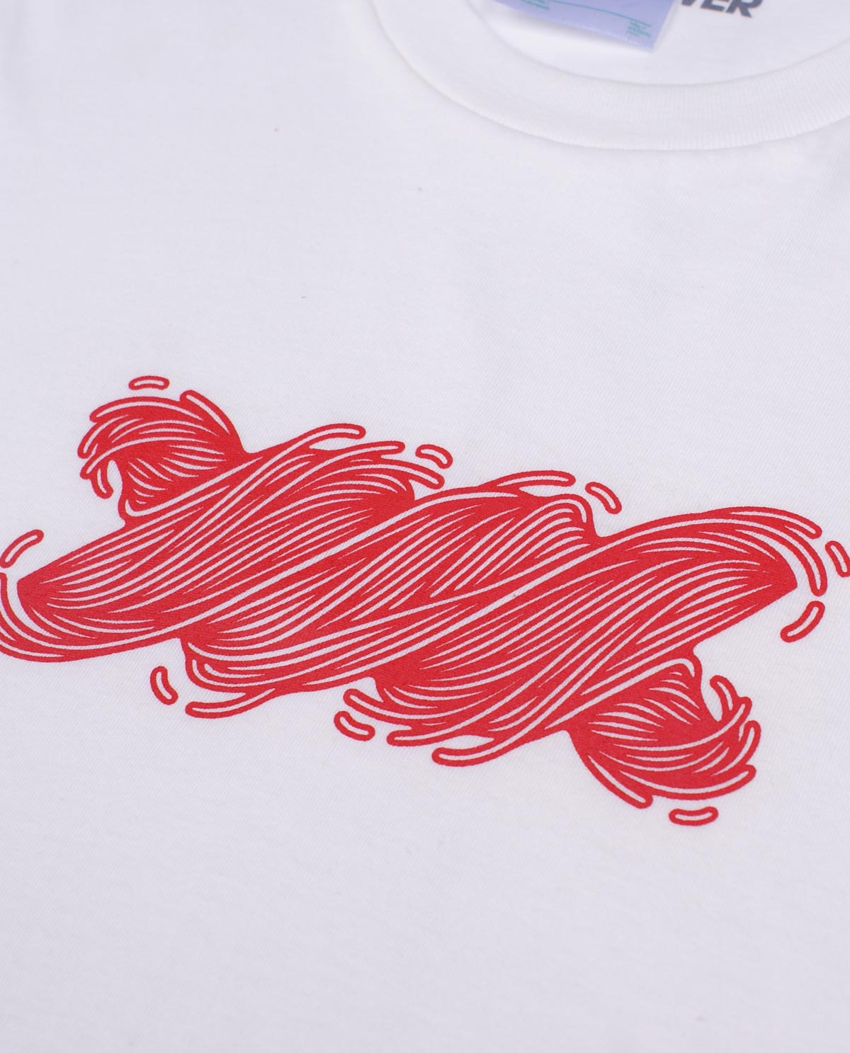 Wadezig! T-Shirt - Noodle Tee Broken White