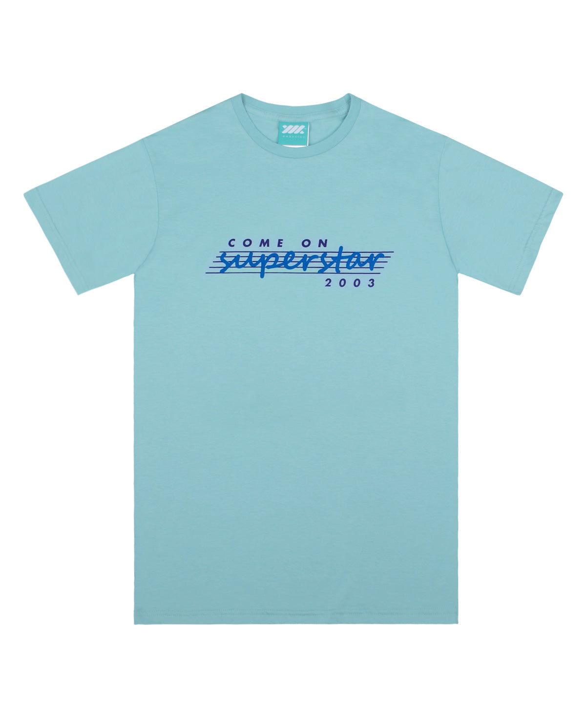 WADEZIG! T-SHIRT - BASIC TEE LITE BLUE