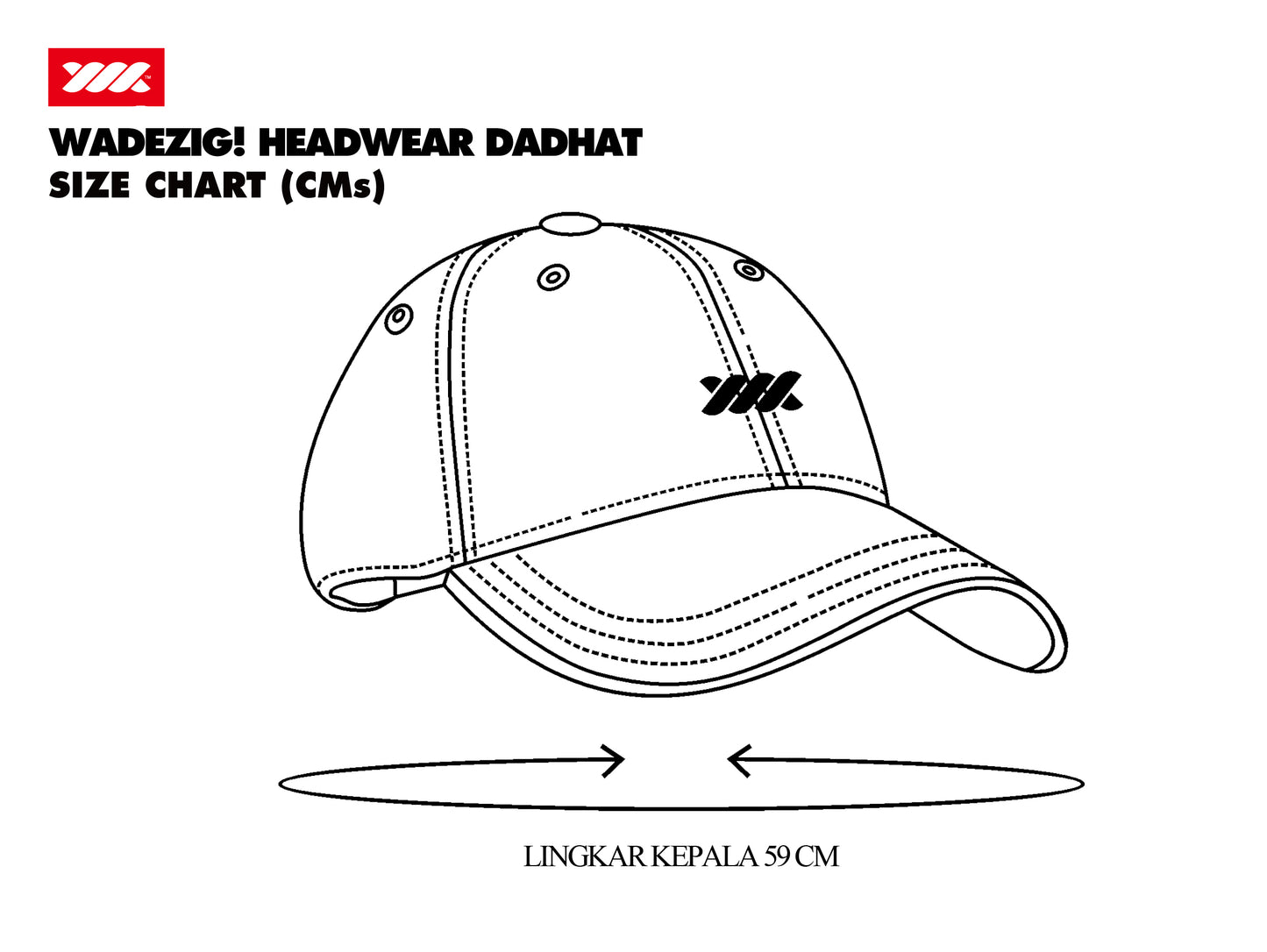 WADEZIG! HEADWEAR - RAM WASHED DADHAT