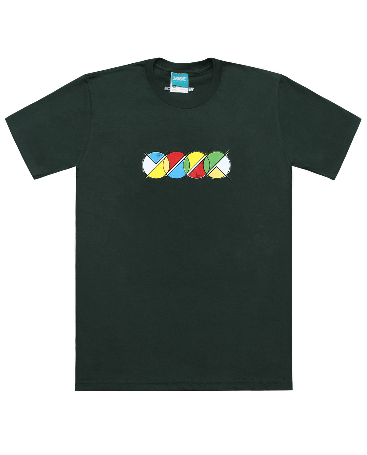 Wadezig! T-Shirt - Technicolor Tee Green