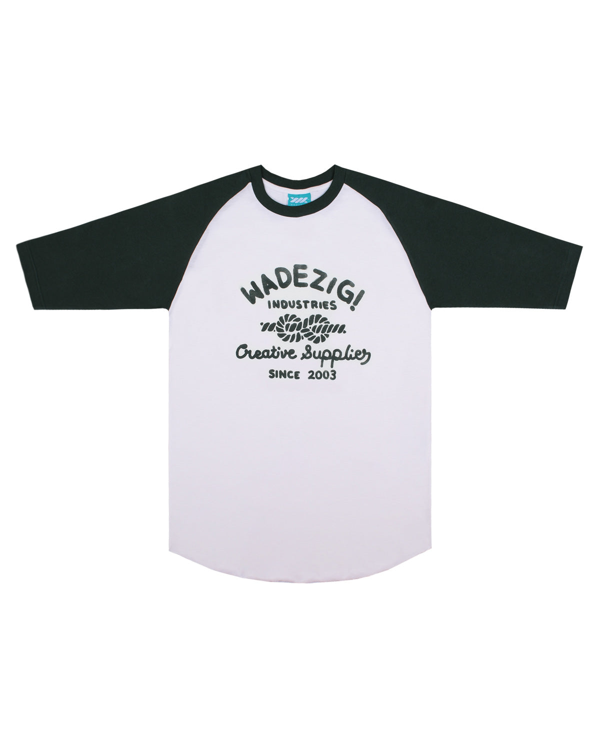 Wadezig! T-Shirt - Creative Supply Raglan Green