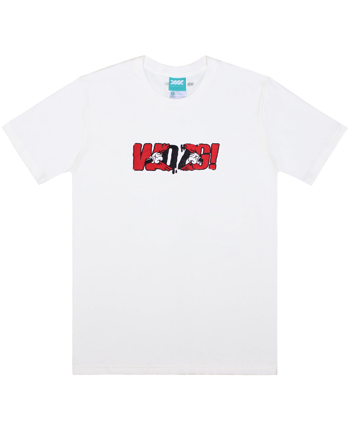 Wadezig! T-Shirt - Open It Broken White