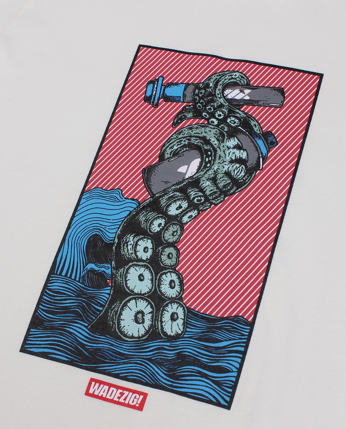 Wadezig! T-Shirt - WDZG X Ikbal Tawakal #1 Broken White