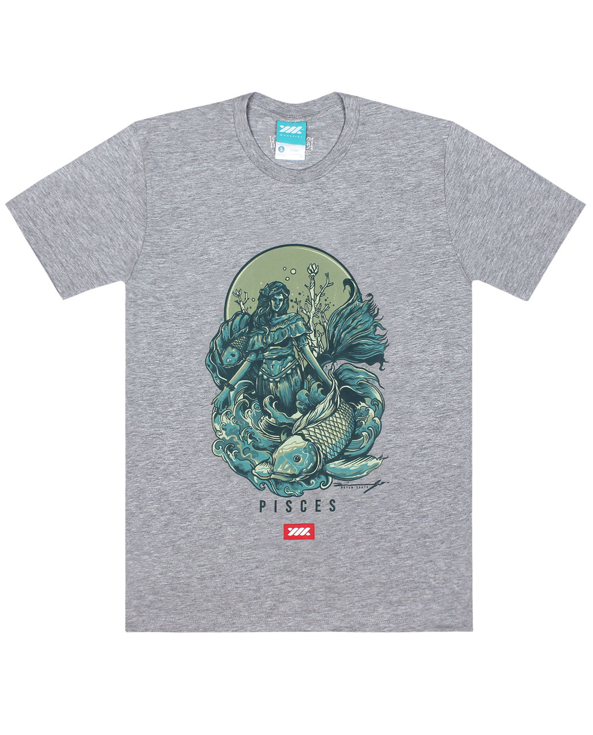Wadezig! T-Shirt - Pisces 2019 Misty Grey