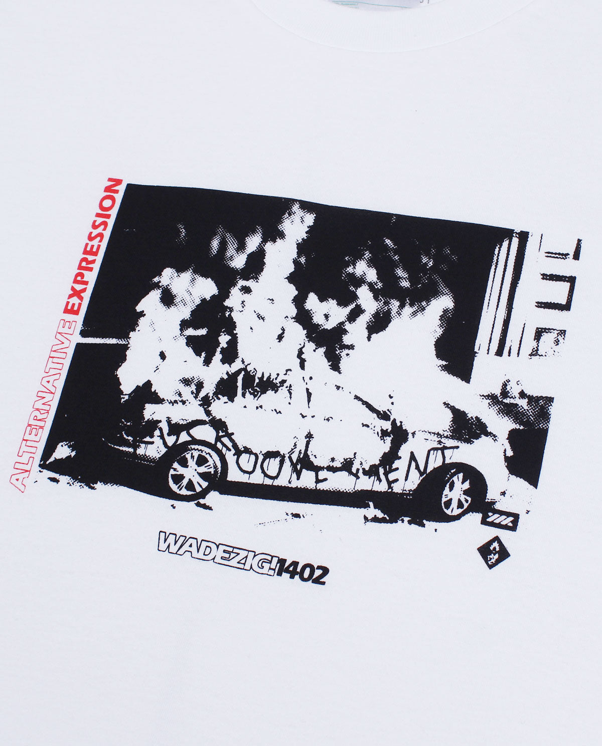 Wadezig! T-Shirt - Flame Gold White