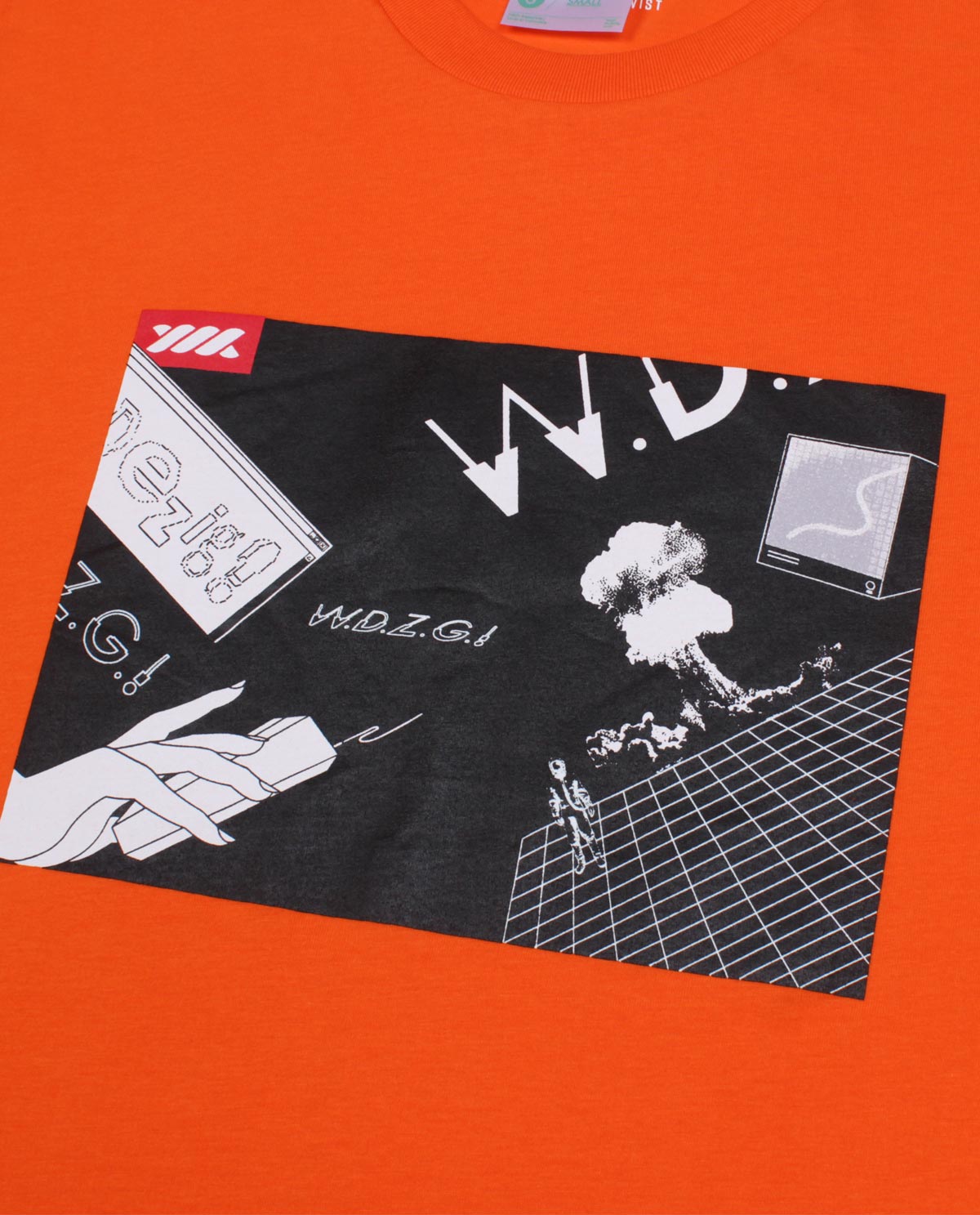 WADEZIG! T-SHIRT - CLICKBAIT ORANGE
