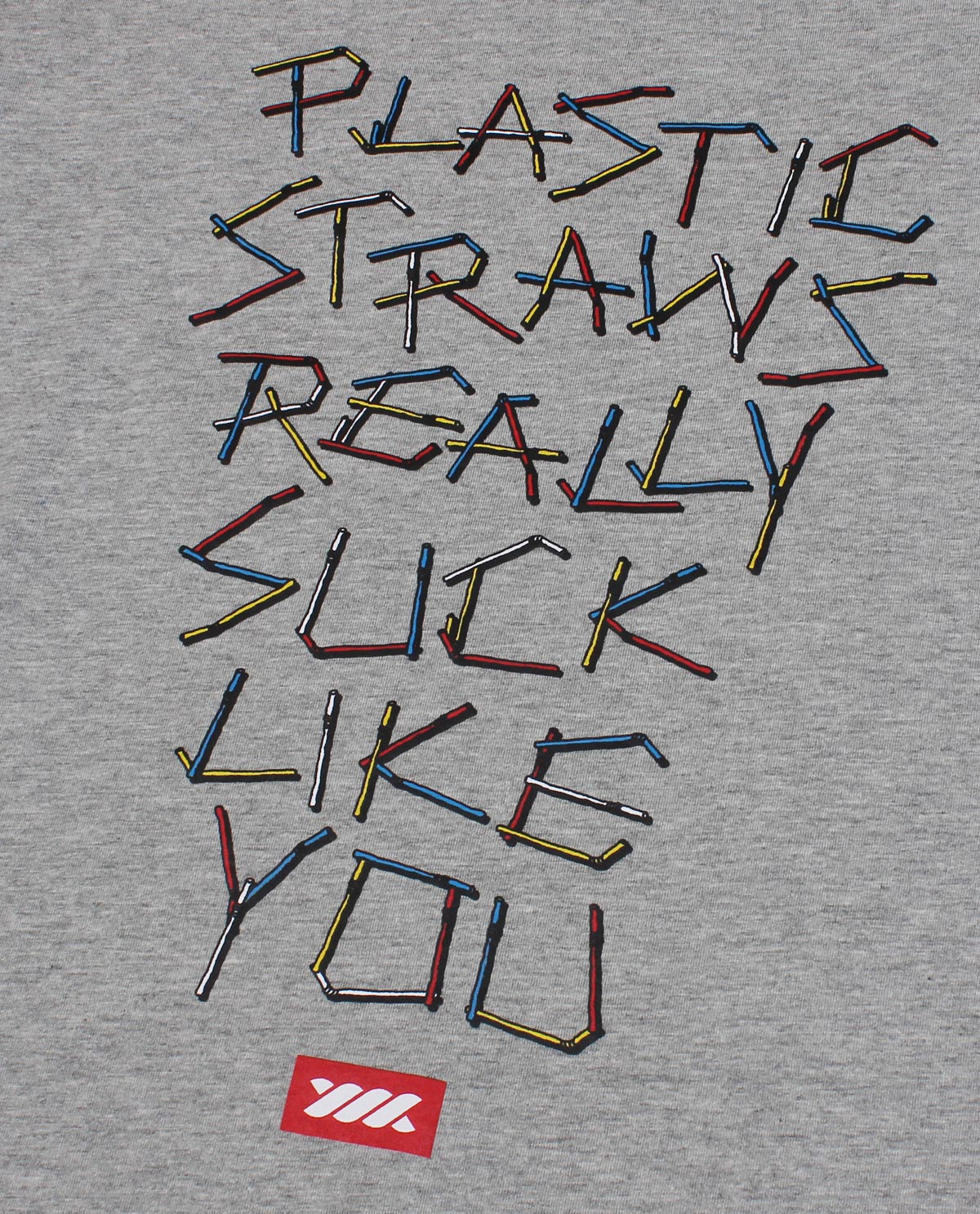 Wadezig! T-Shirt - Straw Misty Grey