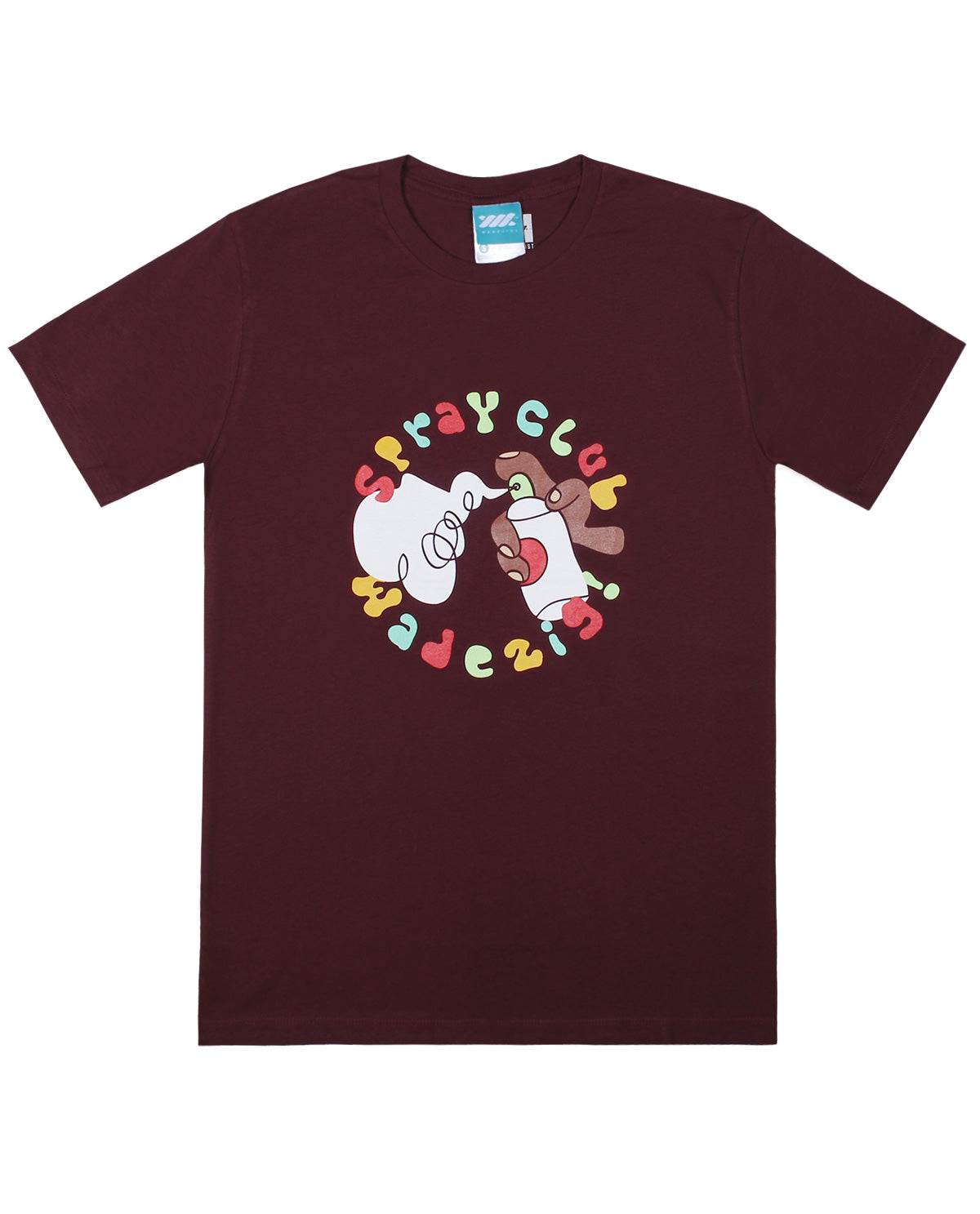 Wadezig! T-Shirt - Spray Club Maroon