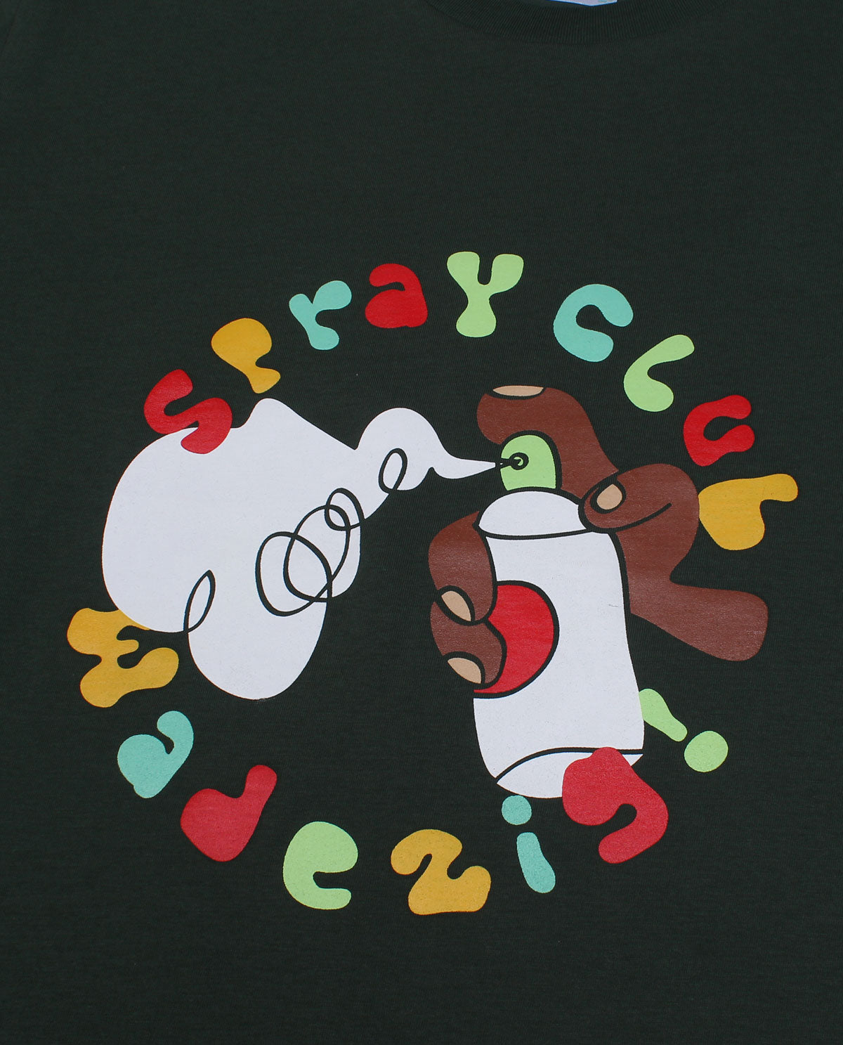 Wadezig! T-Shirt - Spray Club Green Tee