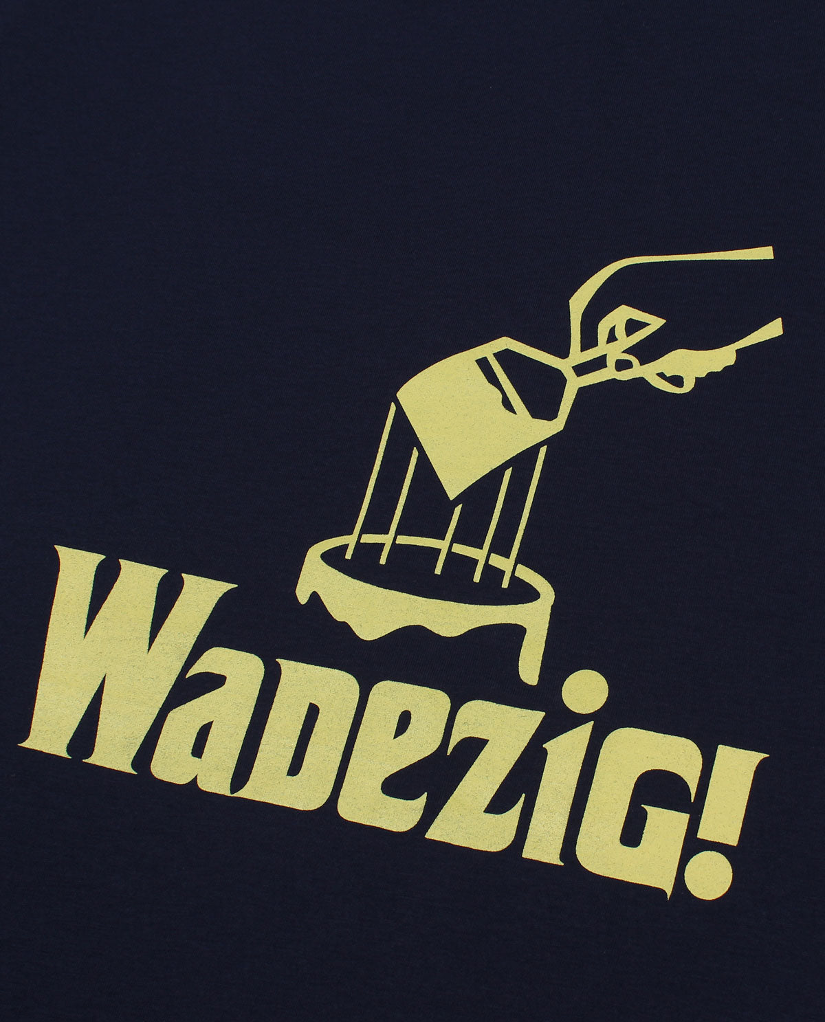 WADEZIG! T-SHIRT - CONTROL NAVY BLUE