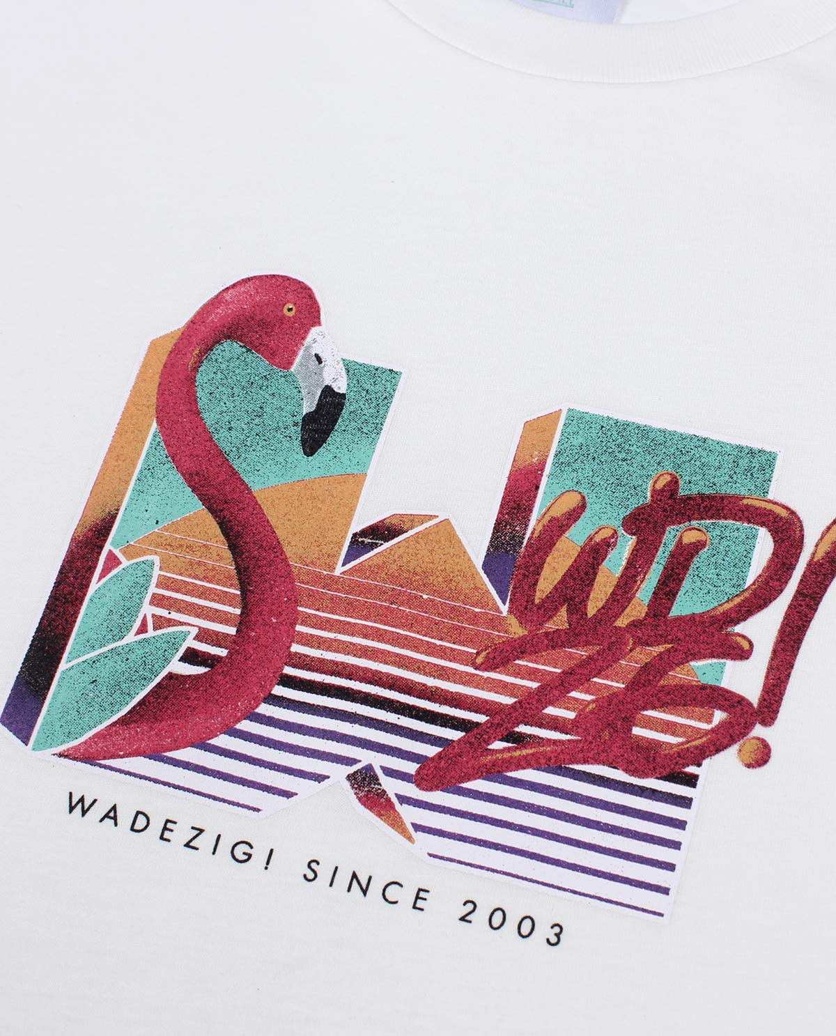 Wadezig! T-Shirt - Network Tee Broken White