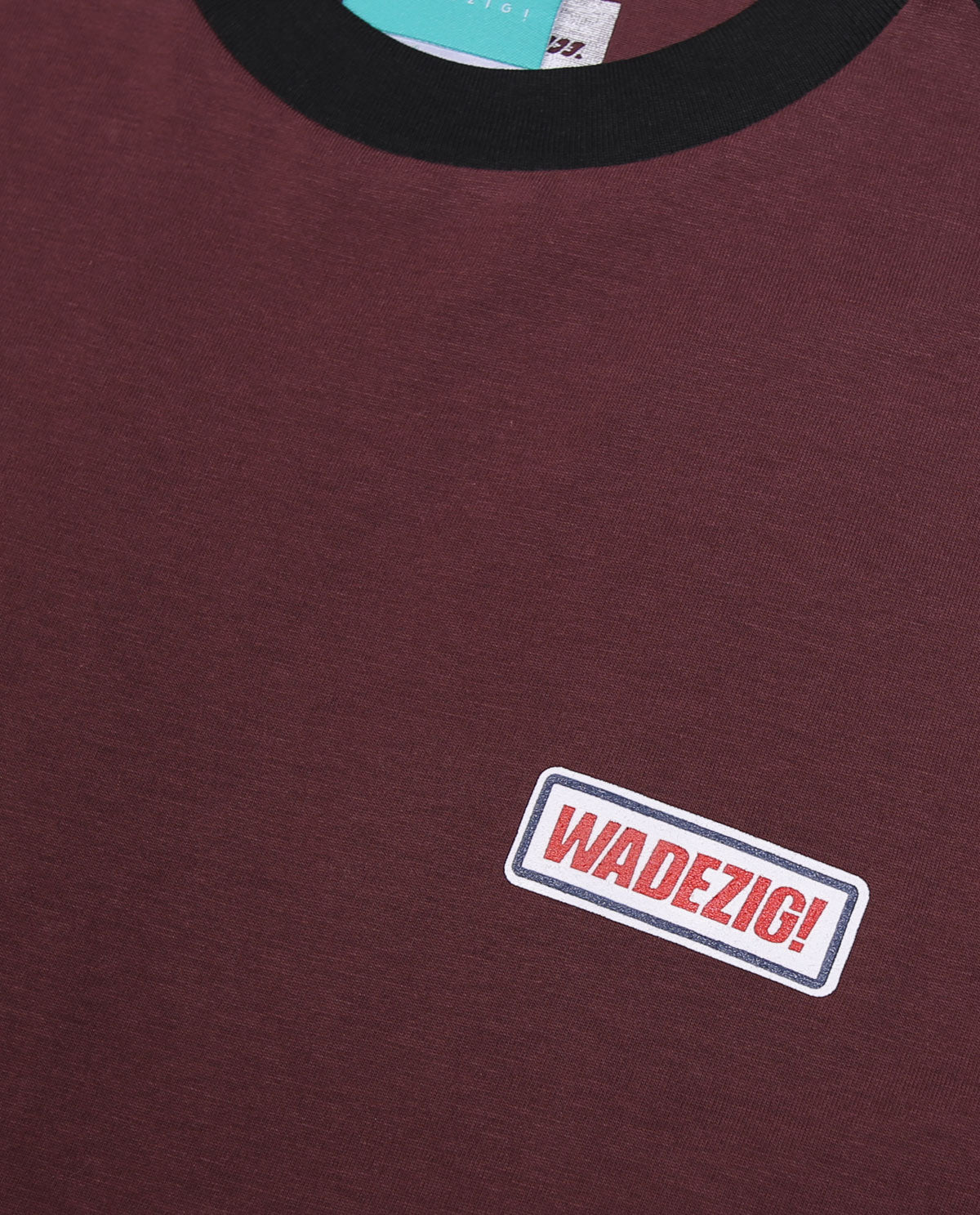 WADEZIG! T-SHIRT - CAST AWAY RGLN MAROON