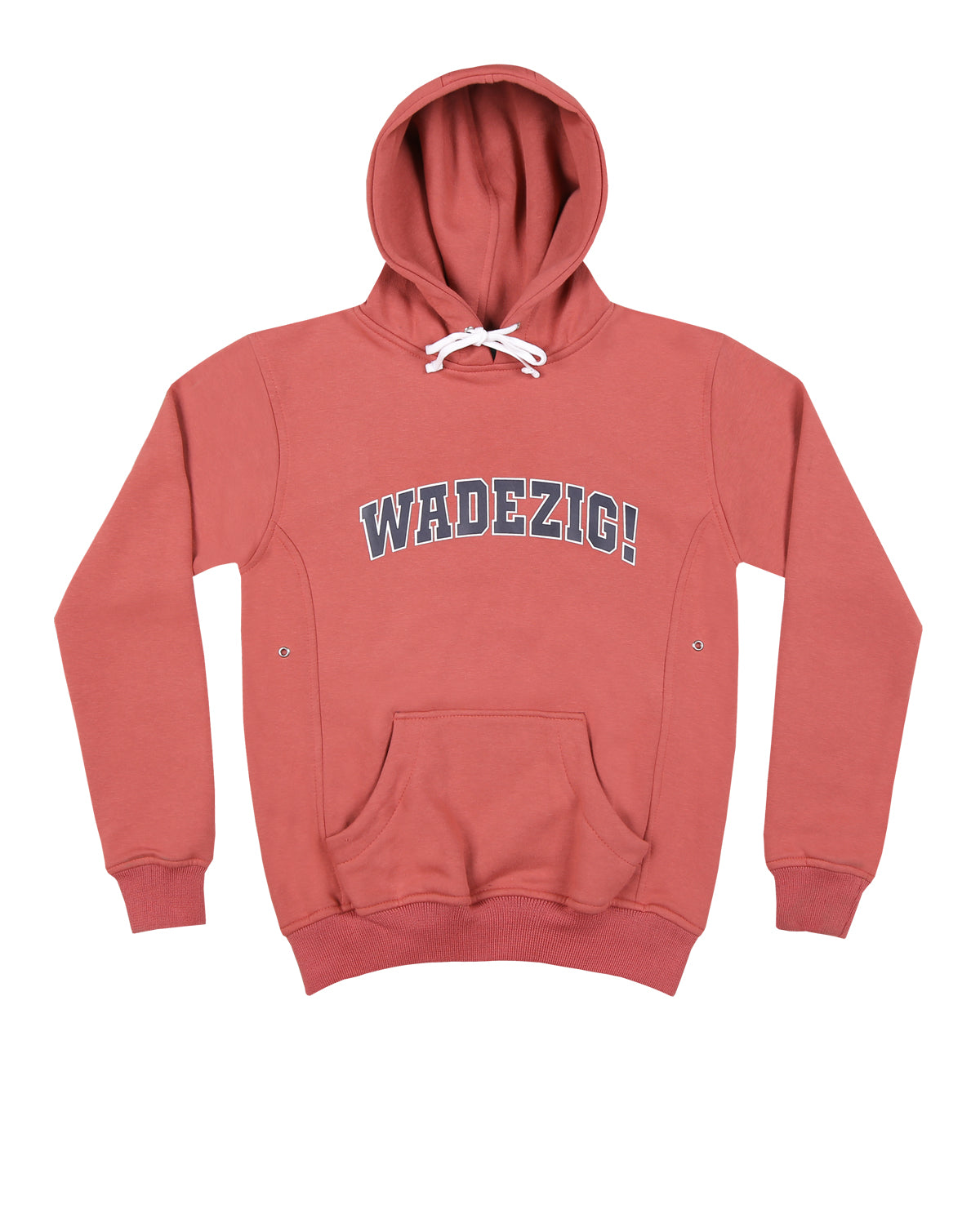 WADEZIG! SWEATER - DIPLOMA HOODIE BRICK RED