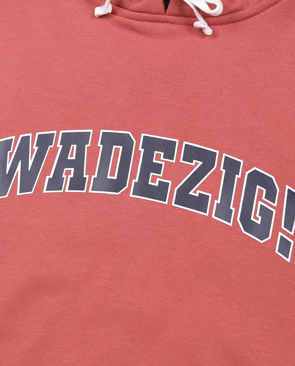 WADEZIG! SWEATER - DIPLOMA HOODIE BRICK RED