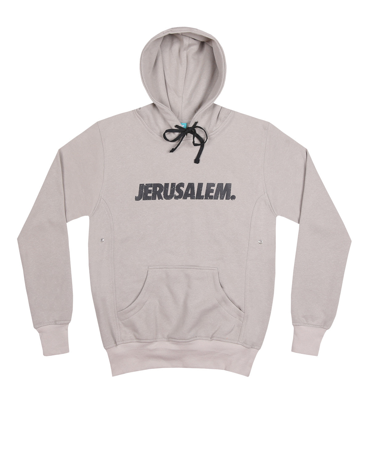 WADEZIG! SWEATER - JERUSALEM BRICK HOODIE GREY