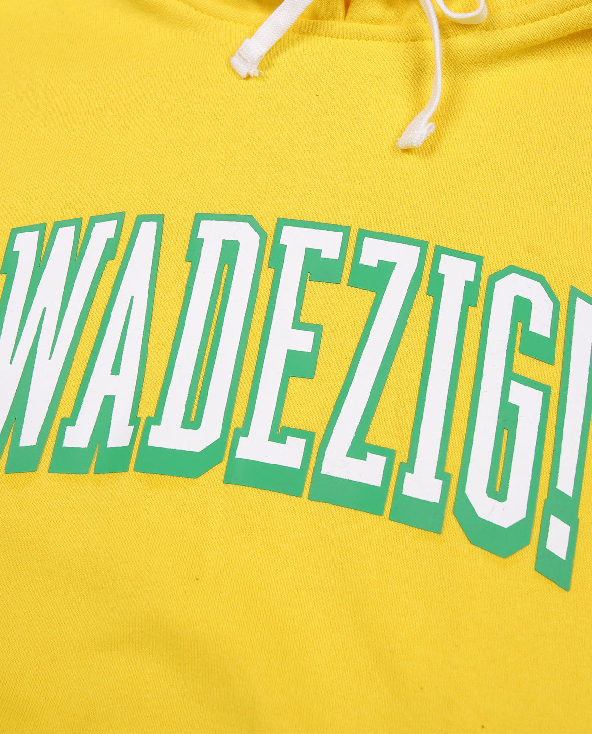 WADEZIG! SWEATER - WARMING HOODIE YELLOW