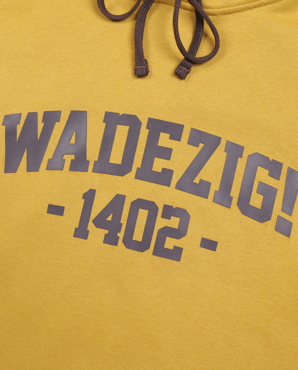 WADEZIG! SWEATER - GRADUATE HOODIE YELLOW