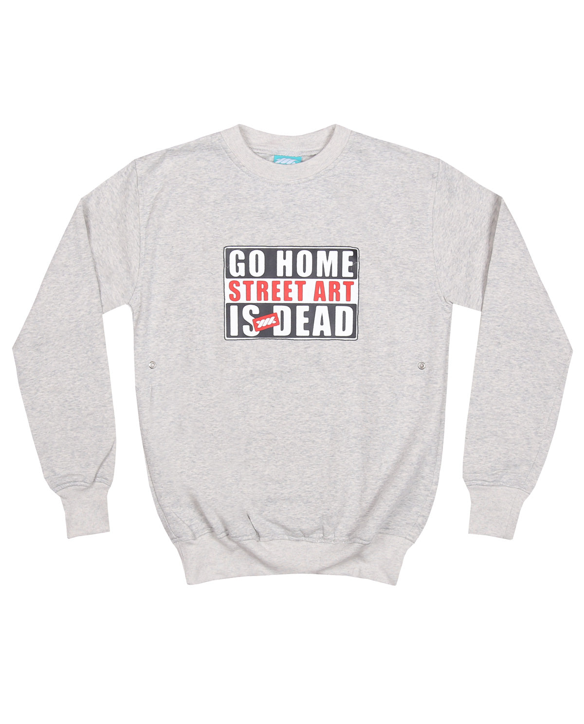 WADEZIG! SWEATER - GO HOME STREET ART MISTY
