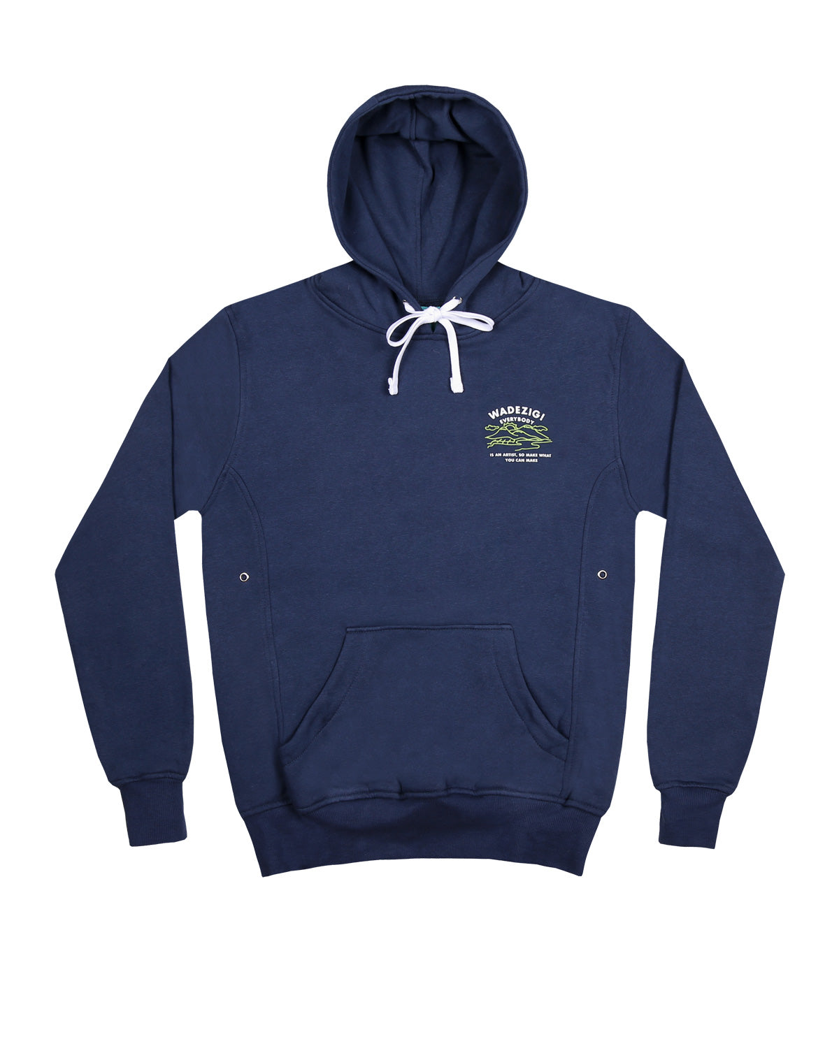 WADEZIG! SWEATER - MOUNTAIN HOODIE BLUE