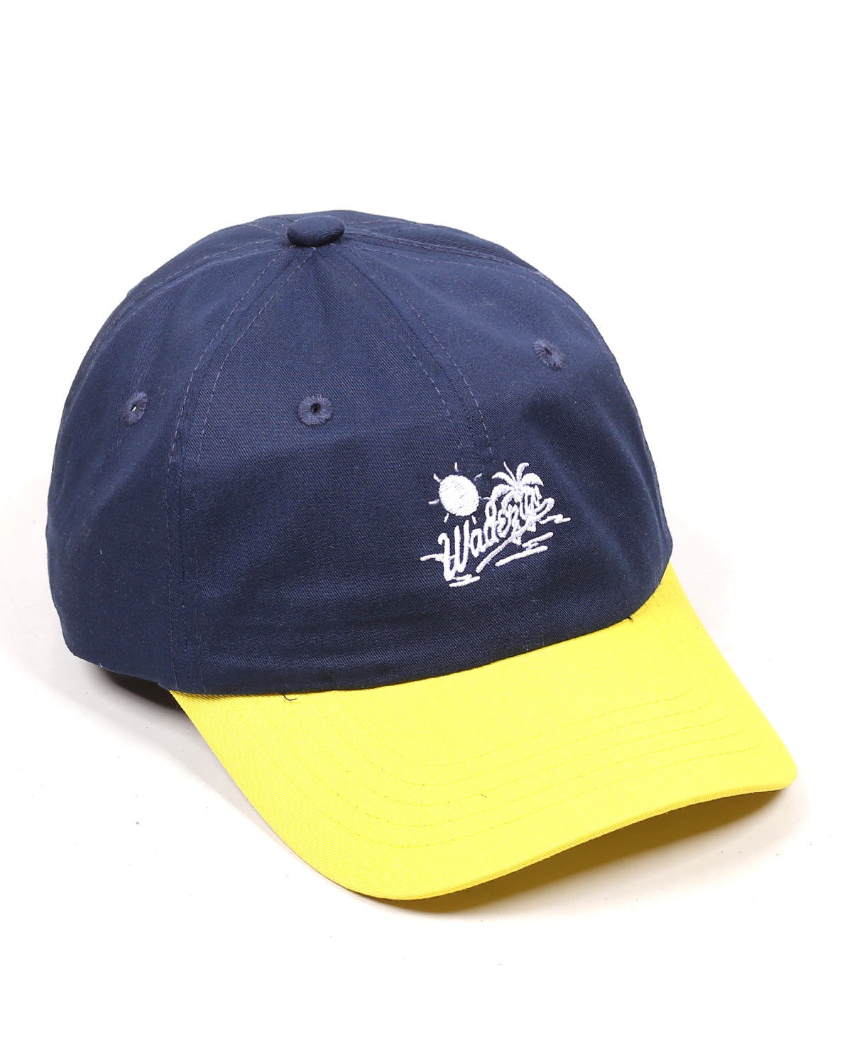 WADEZIG! HEADWEAR - COAST DADHAT NAVY YELLOW