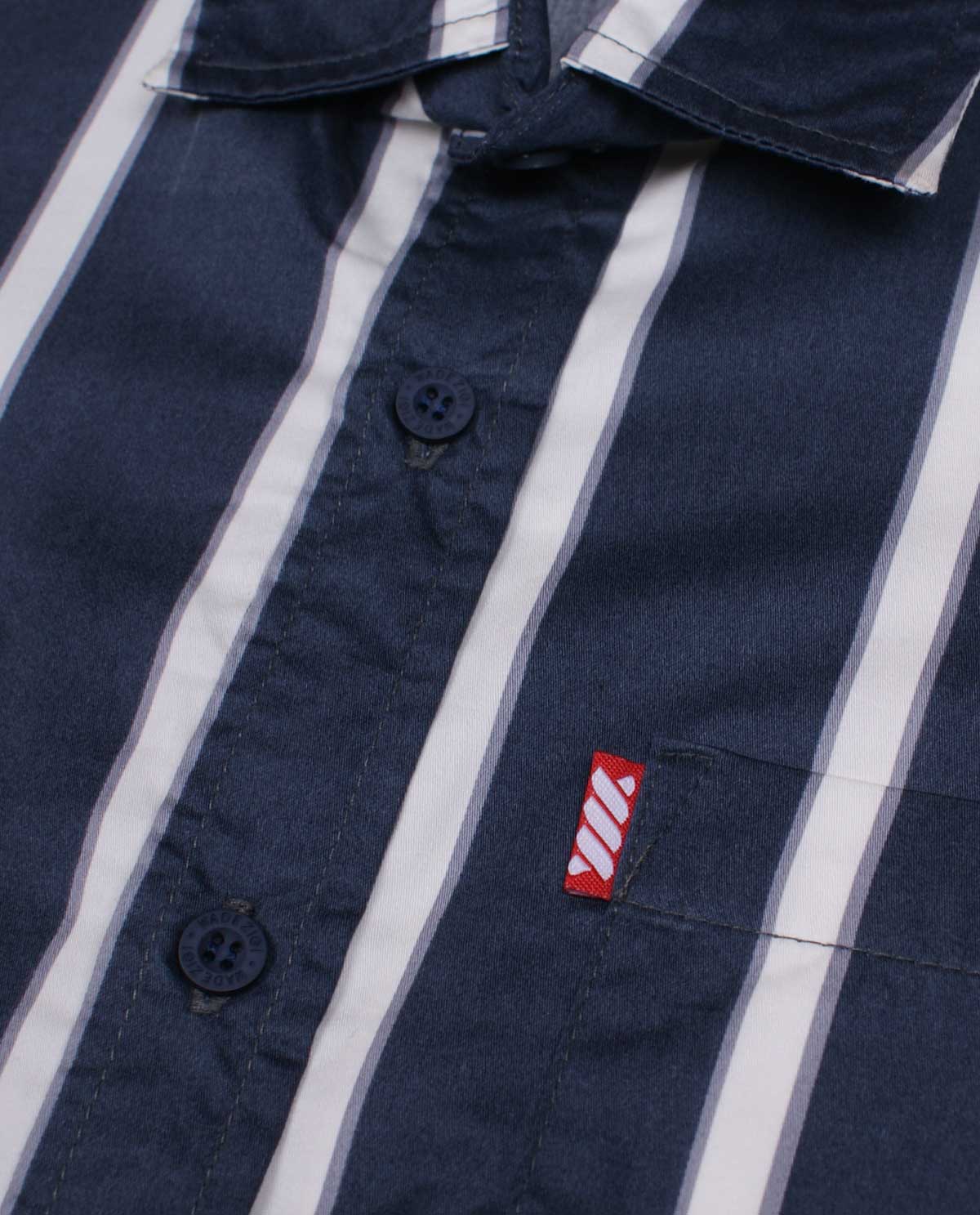 WADEZIG! FLANNEL SHIRT - JAILHOUSE NAVY