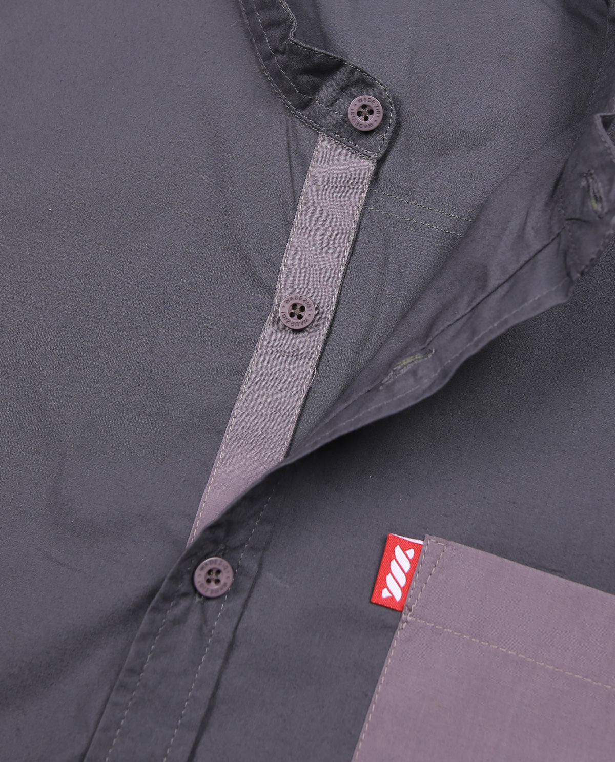 WADEZIG! SHIRT - KAREEM CHARCOAL
