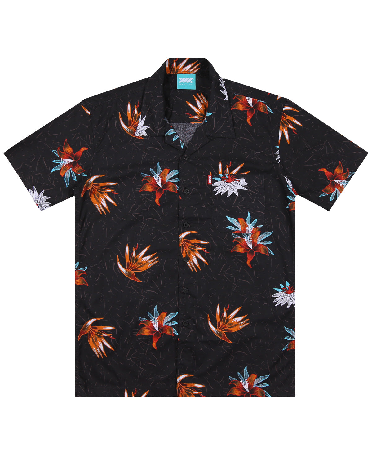 WADEZIG! SHIRT - BIRD OF PARADISE BLACK