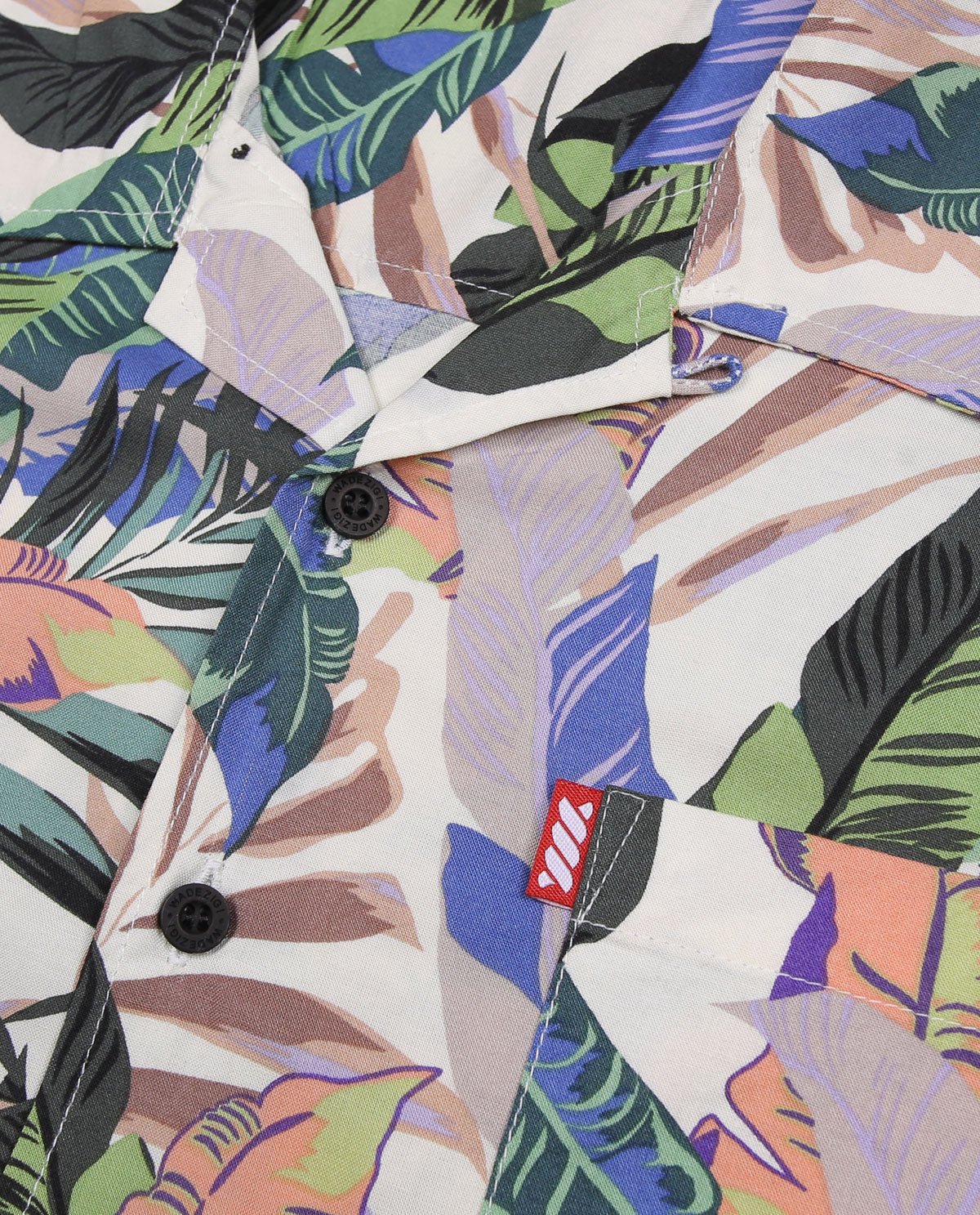 WADEZIG! SHIRT - TROPICAL CREAM SHIRT