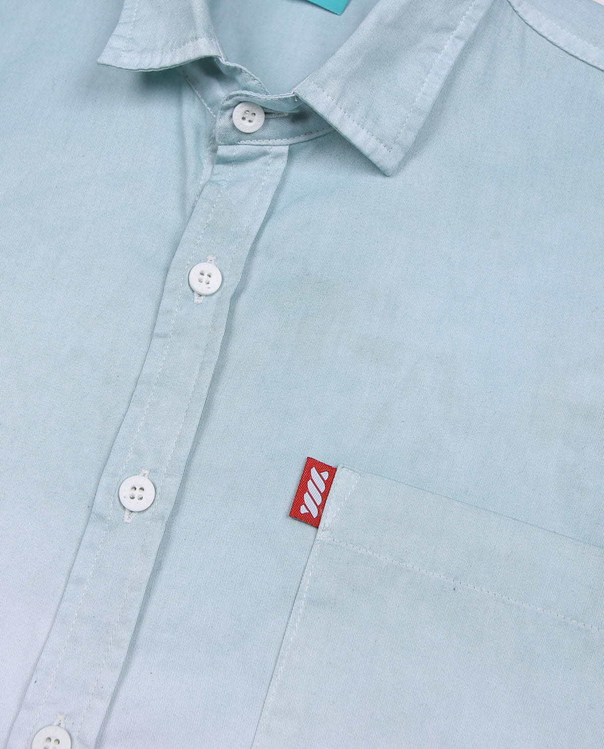 WADEZIG! SHIRT - DEEP DYE GREEN SHIRT