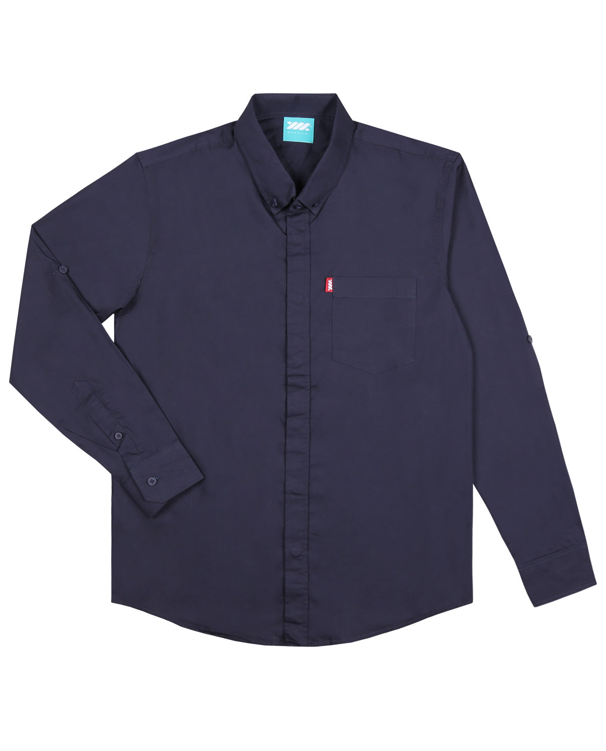 WADEZIG! SHIRT - TOP LS NAVY SHIRT