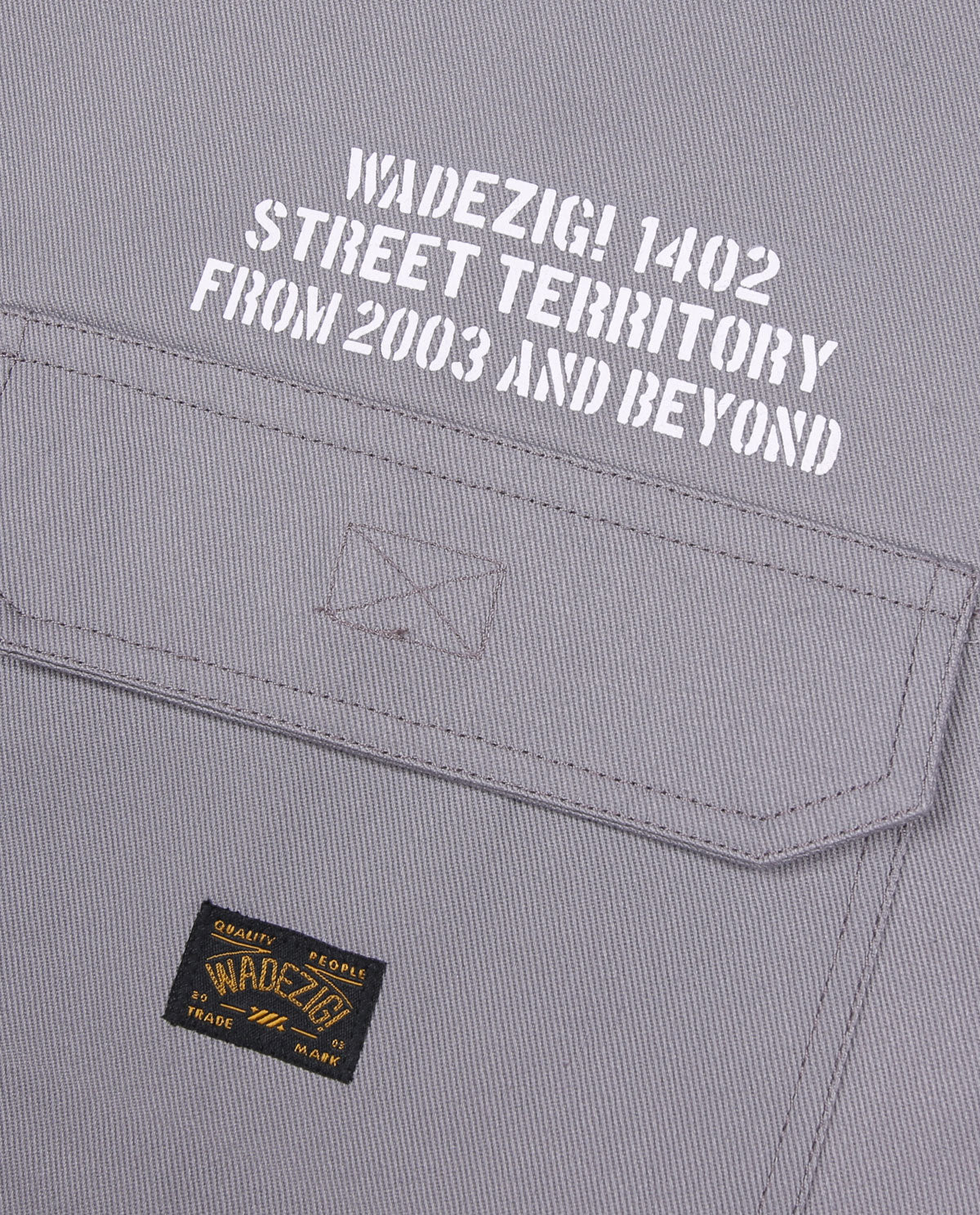 WADEZIG! JACKET - COMBED FIELD JACKET GREY