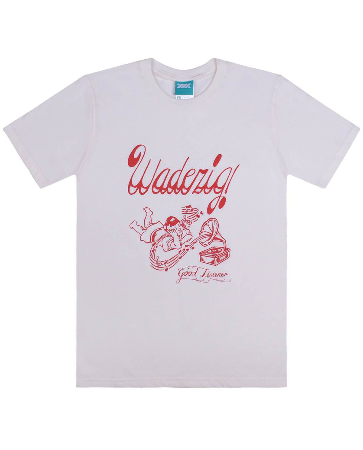 Wadezig! T-Shirt - Good Listener White