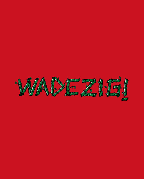 WADEZIG! T-SHIRT - BAMBOO RED