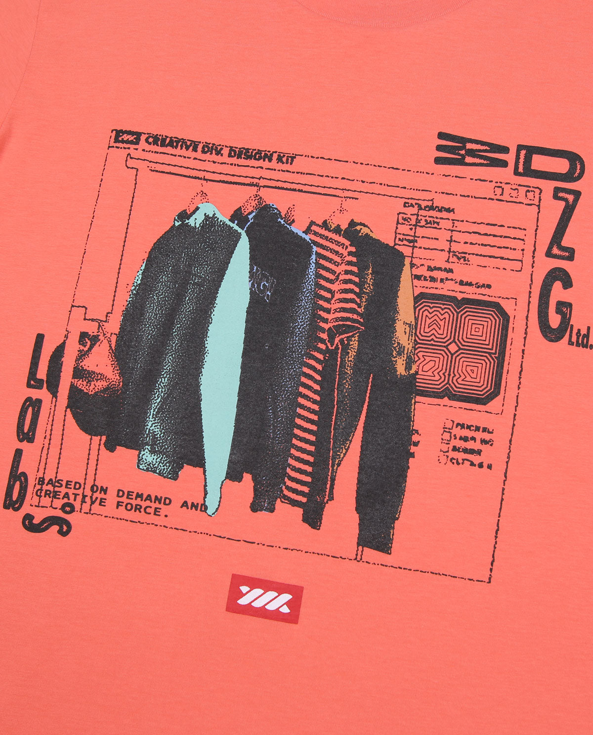 Wadezig! Tshirt - Labschool Peach