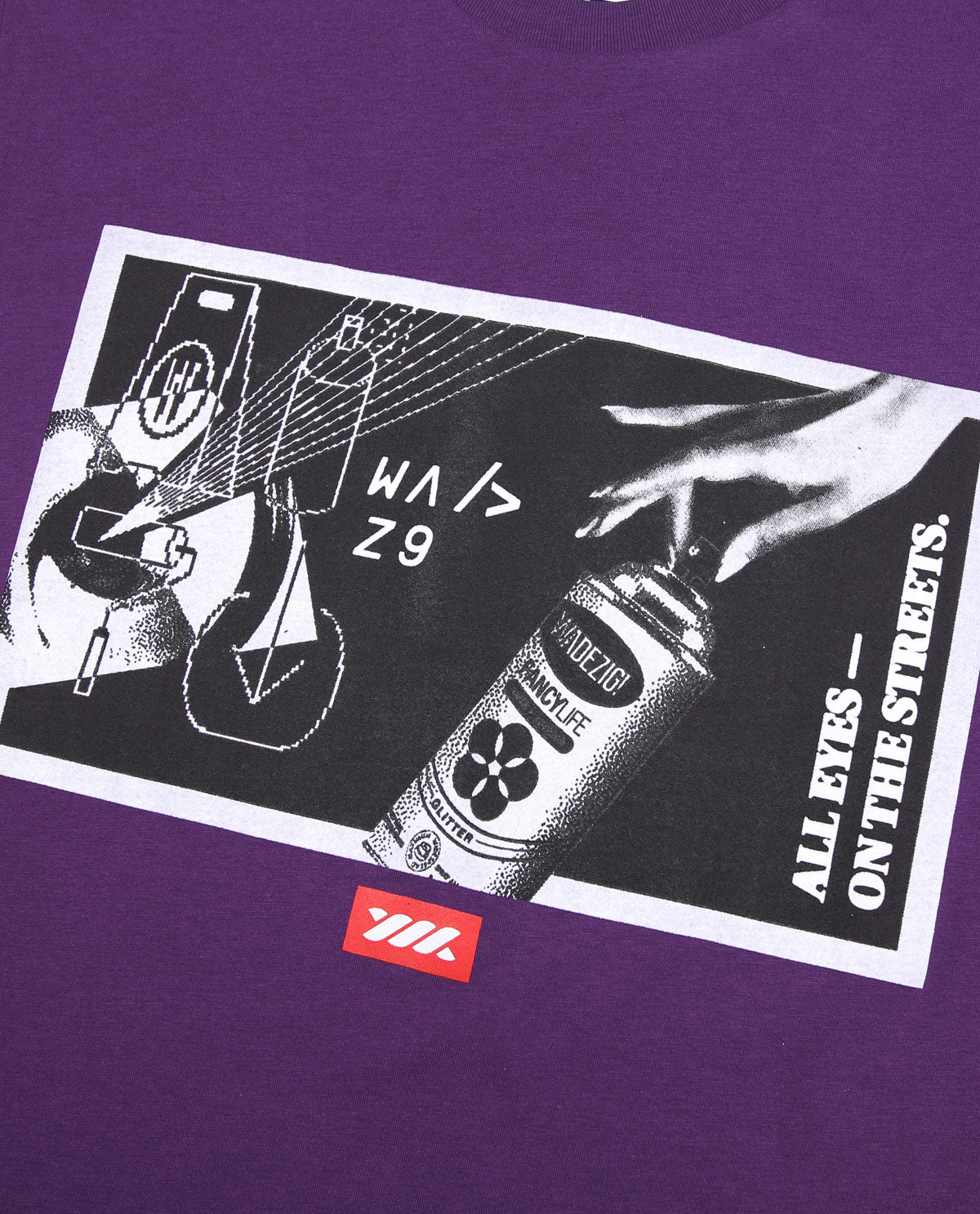 WADEZIG! T-SHIRT - PERSPECTIVE PURPLE