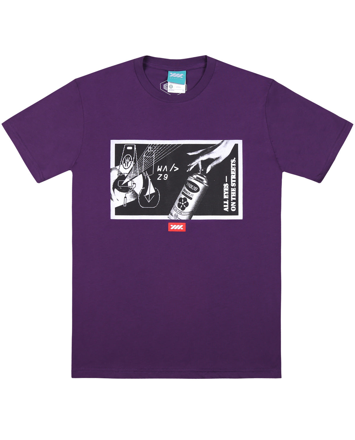 WADEZIG! T-SHIRT - PERSPECTIVE PURPLE