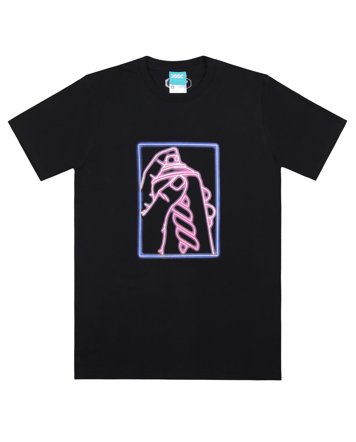 WADEZIG! T-SHIRT - BAR SIGN BLACK
