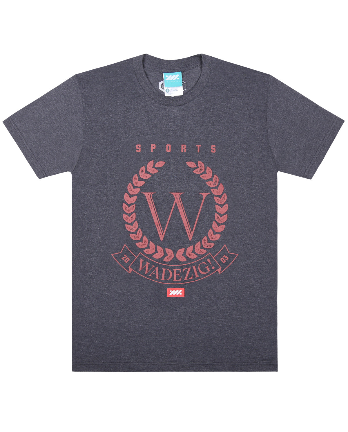 WADEZIG! T-SHIRT  - WREATH BLACK TEES