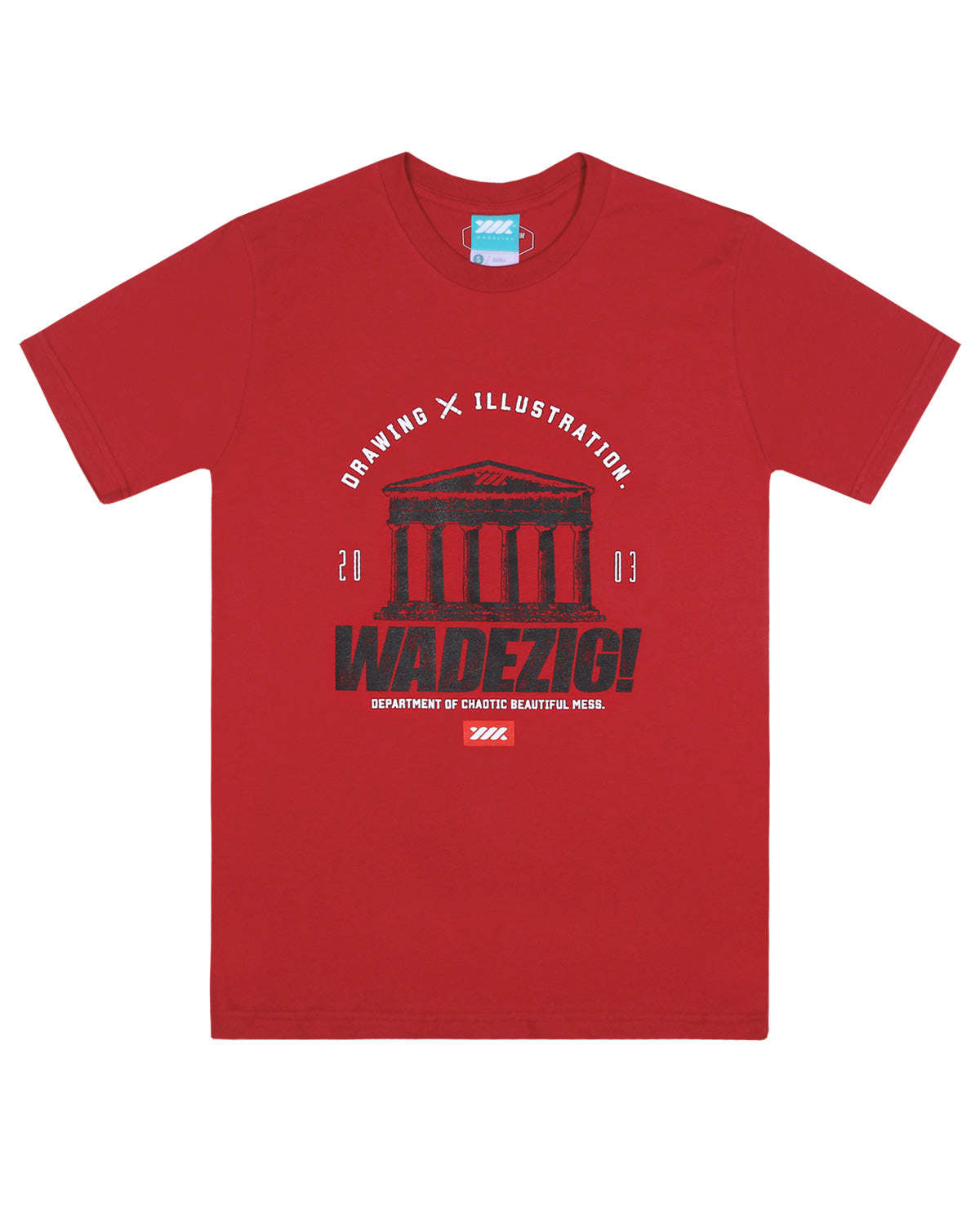 WADEZIG! T-SHIRT - UNIVERSITY RED