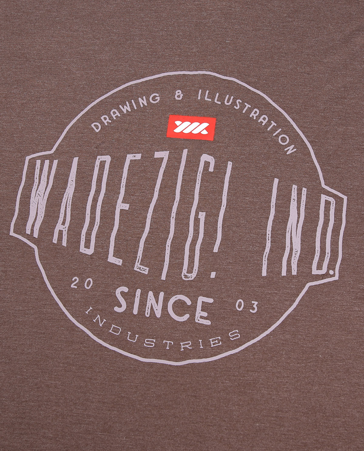 Wadezig! T-Shirt - Shield Brown