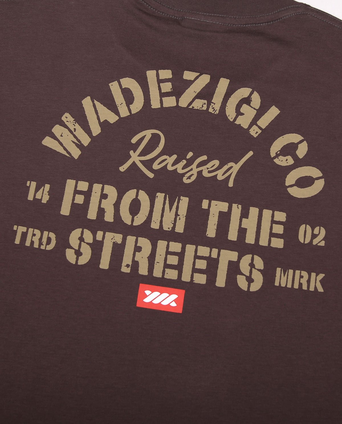 Wadezig! T-Shirt -Raised Brown