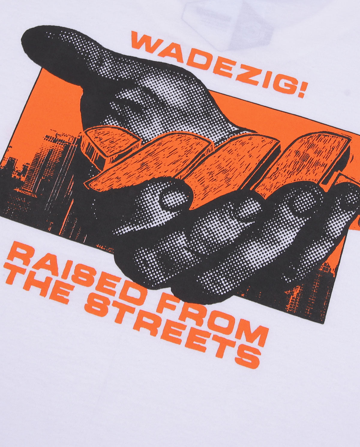 Wadezig! T-Shirt - Handfull White Tees