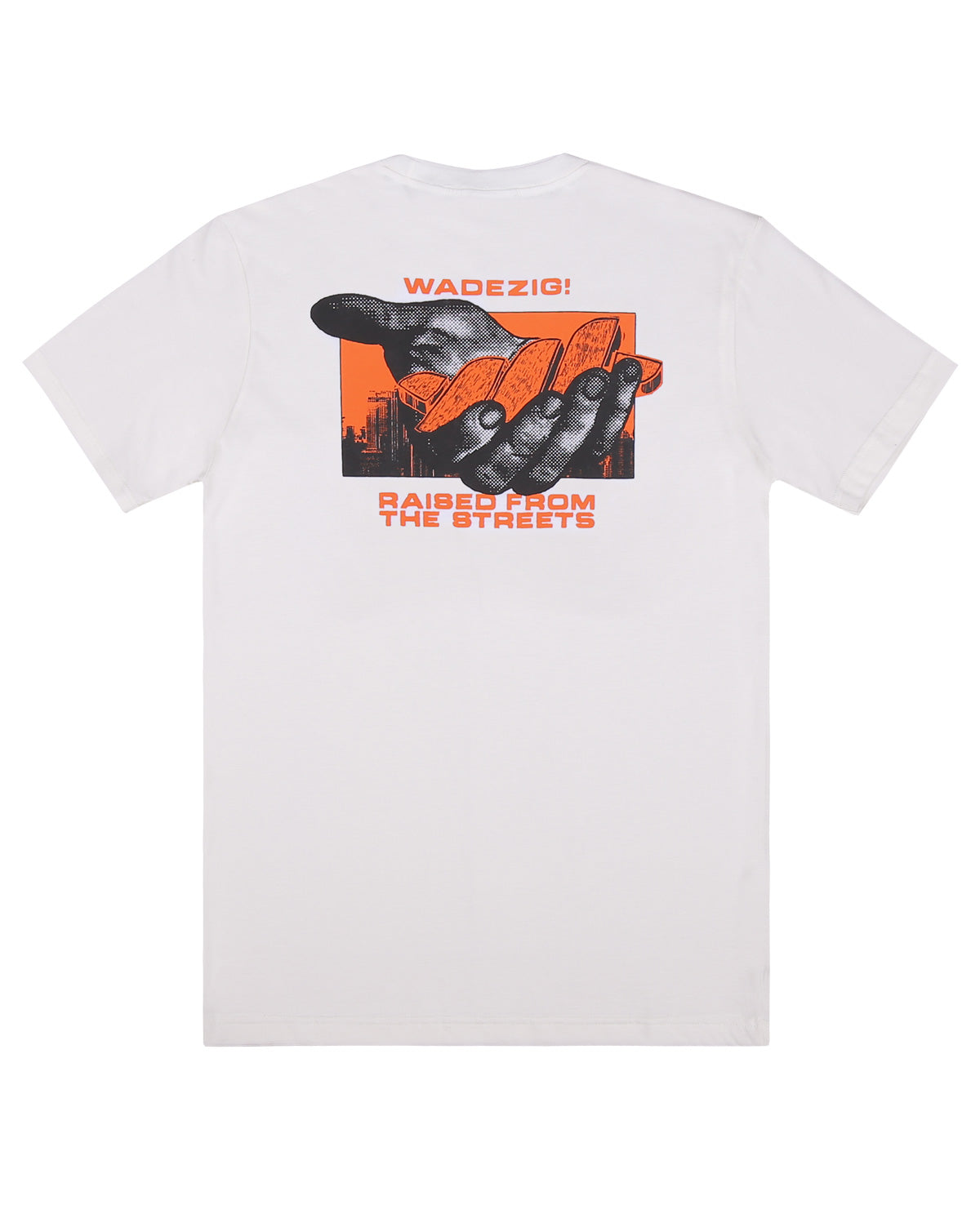 Wadezig! T-Shirt - Handfull White Tees