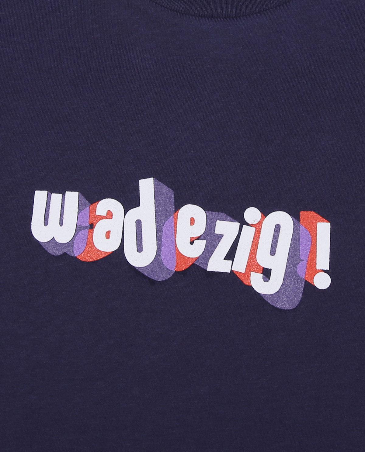 Wadezig! T-Shirt - Depth Navy Tees