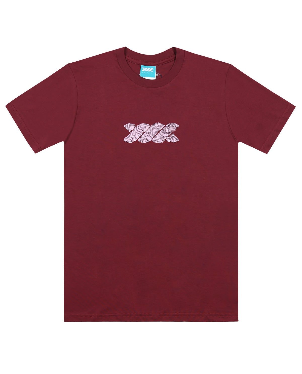 Wadezig! T-Shirt - Noodle Twisty Maroon Tees