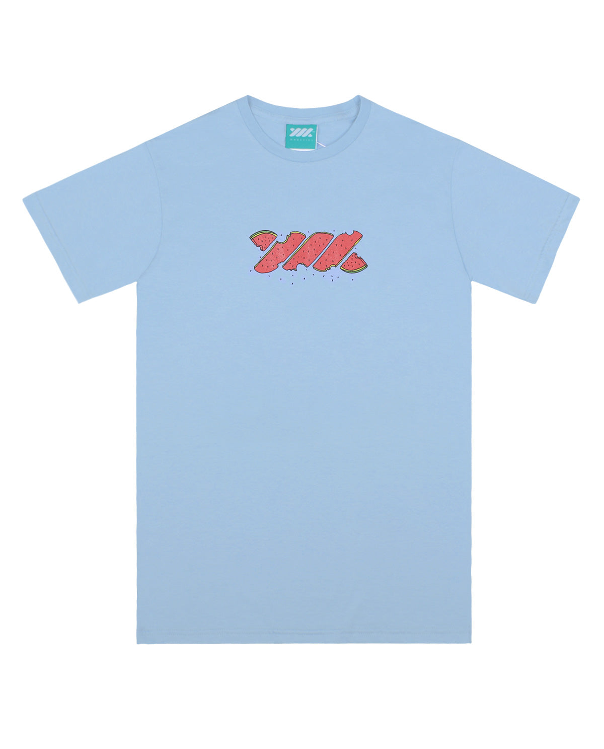 Wadezig! T-Shirt -Watermelon Light Blue Tees