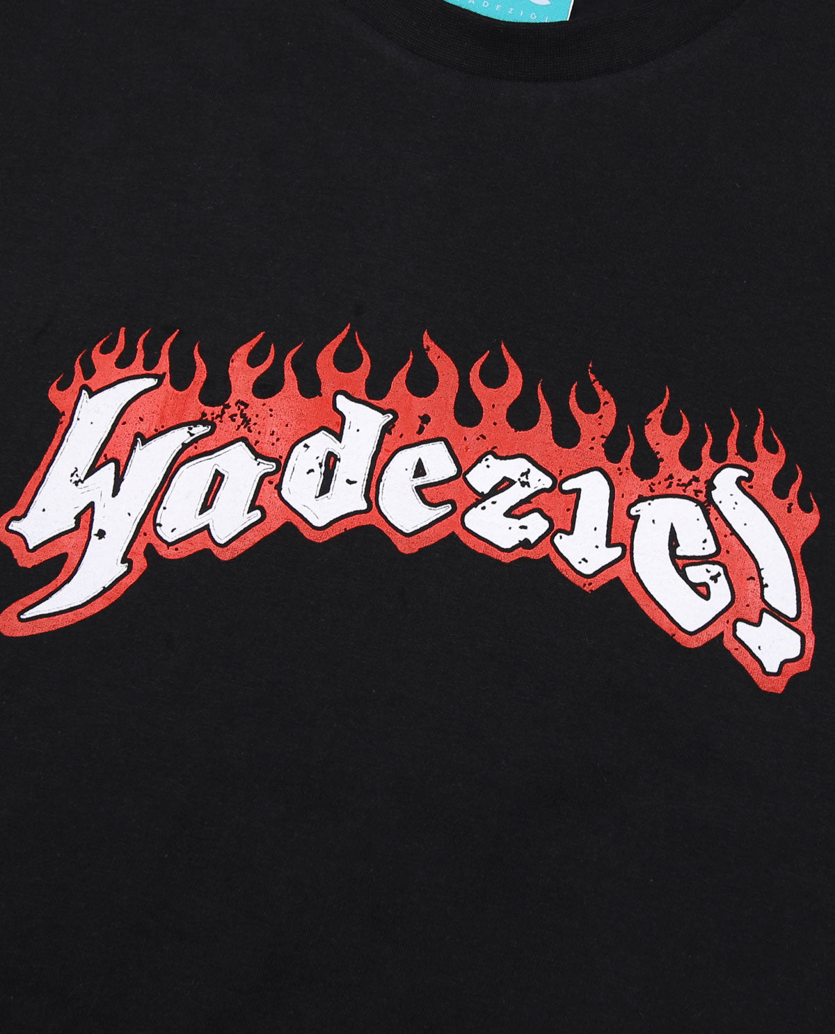 WADEZIG! T-SHIRT - WILDFIRE TEE BLACK