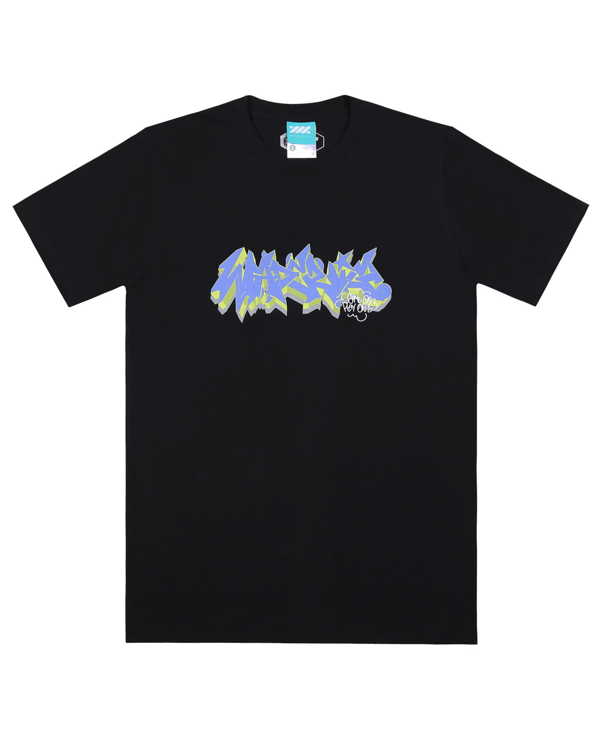 WADEZIG! T-SHIRT - GRAFFITI BLACK TEES
