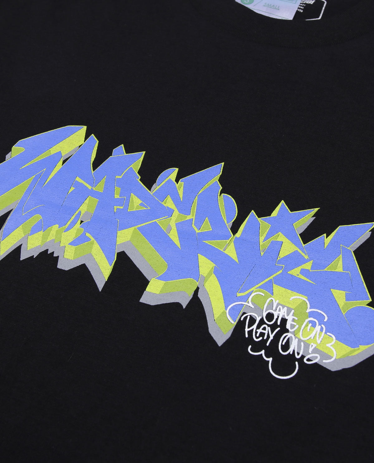 WADEZIG! T-SHIRT - GRAFFITI BLACK TEES