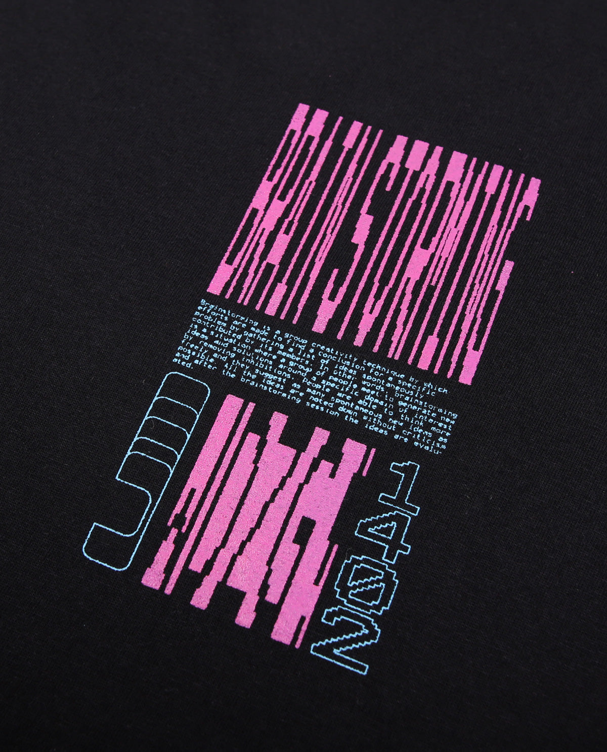WADEZIG! T-SHIRT - BRAINSTORMING BLACK TEES